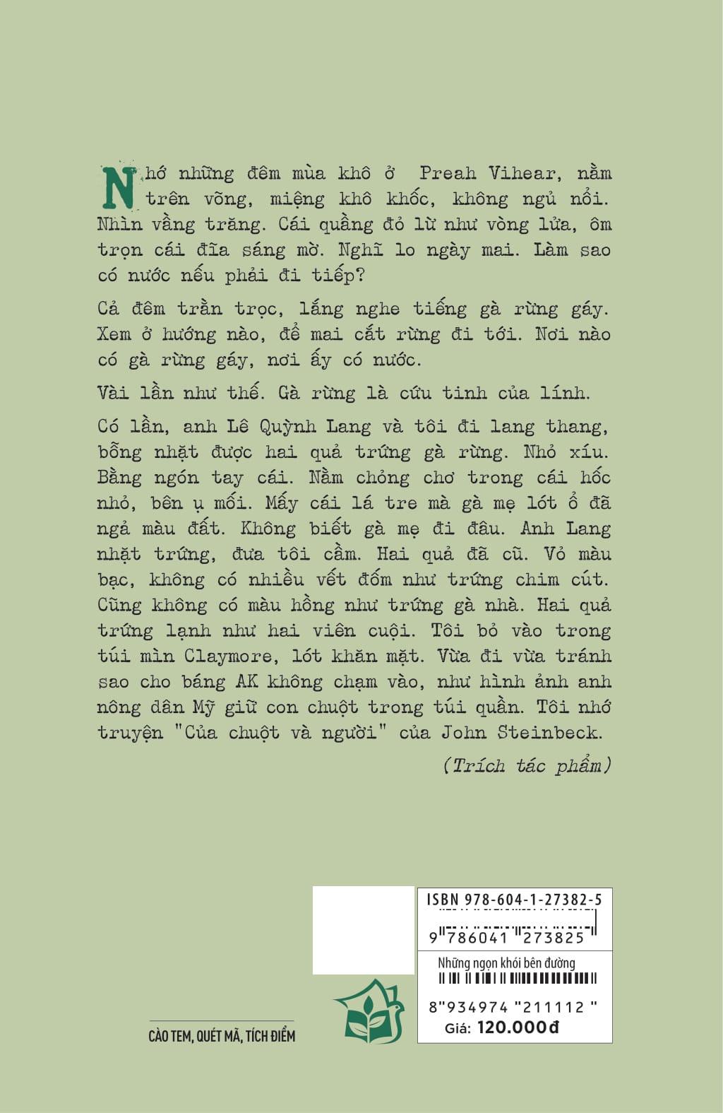 Sách - Những Ngọn Khói Bên Đường - Bút Ký Chiến Trường K