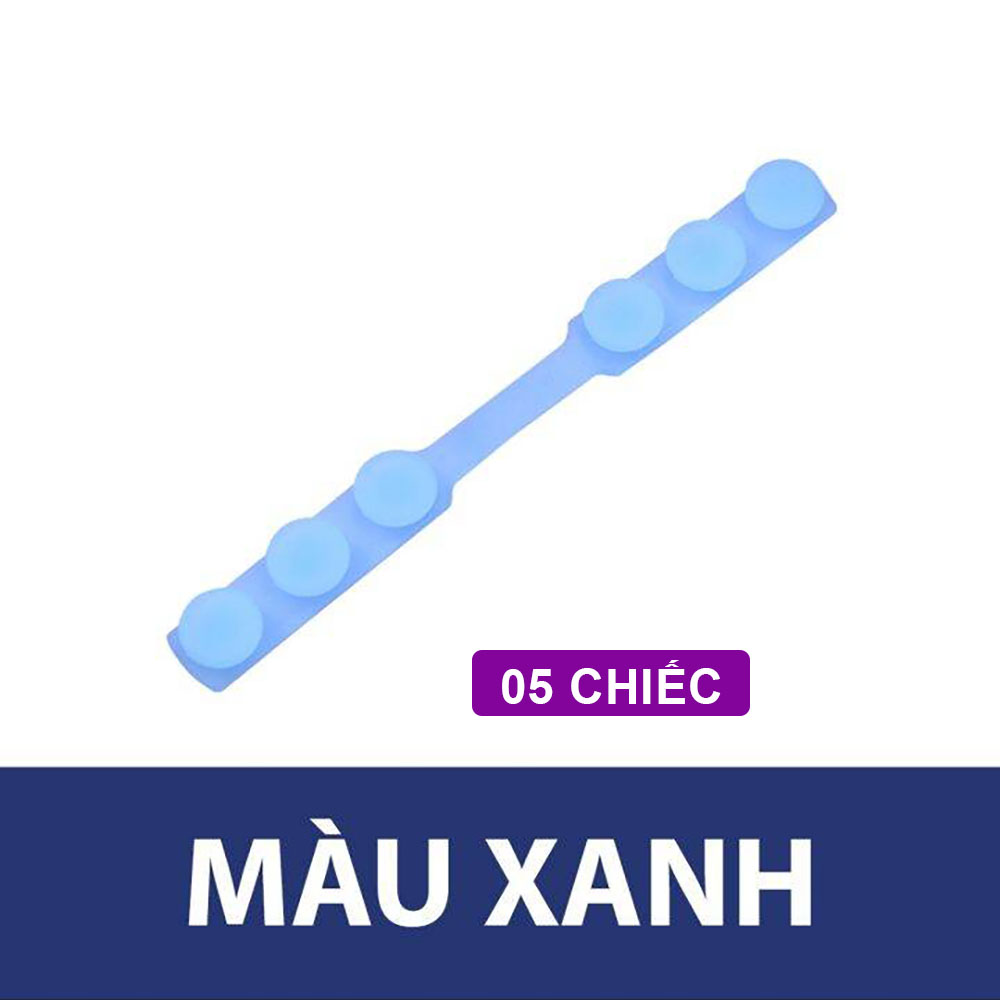 Combo 5 Dây đeo khẩu trang silicone mềm chống đau tai, móc đeo khẩu trang cao cấp Venado