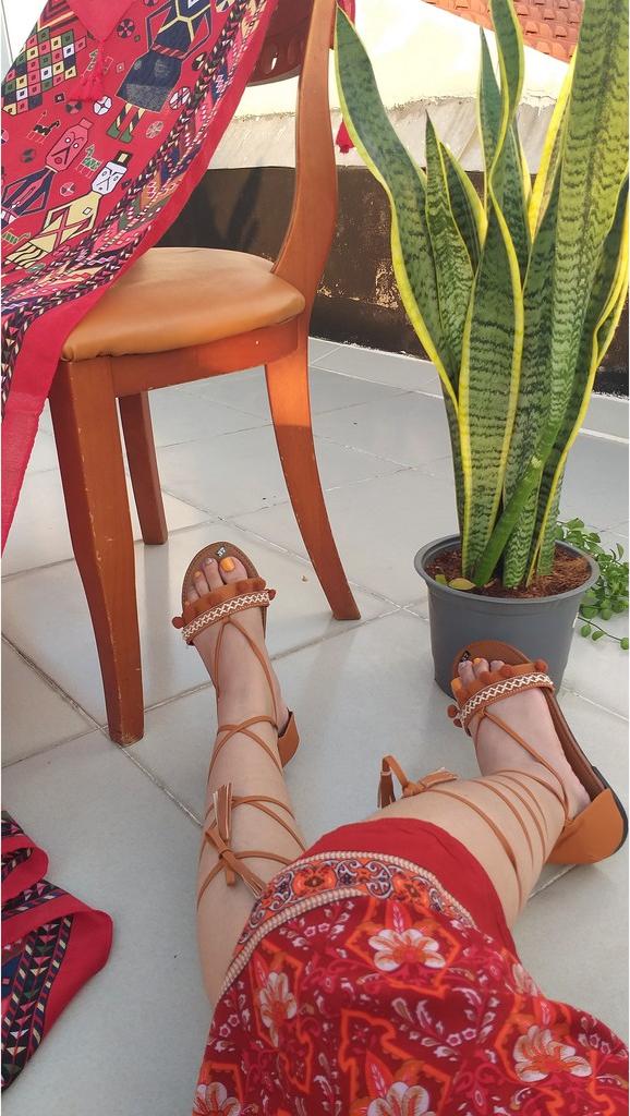 Giày Sandal Phong Cách Boho