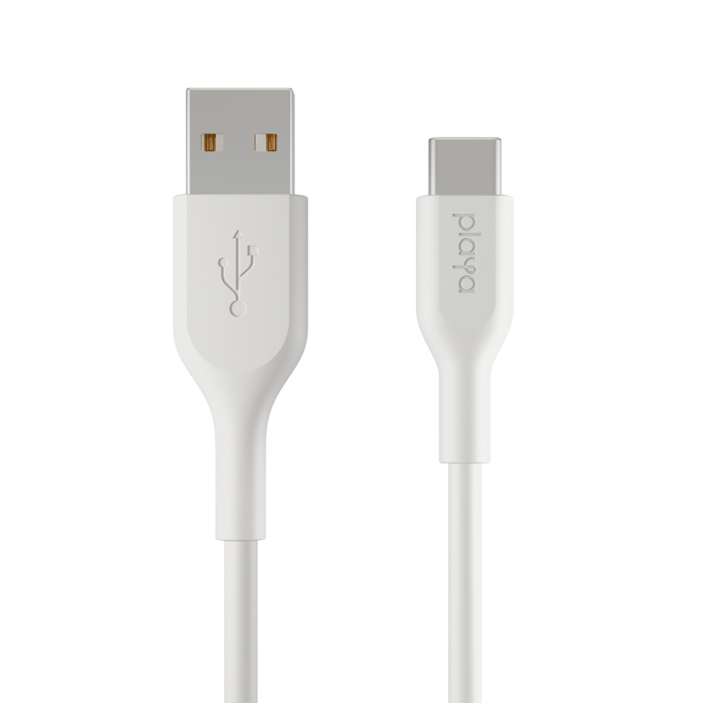 Cáp sạc USB Type C Belkin Playa vỏ nhựa, 1 mét - Hàng Chính Hãng -  PMBK2001YZ1M