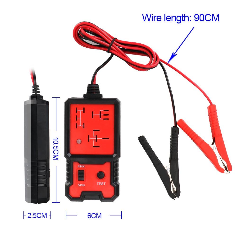 Rơ le kiểm tra ắc quy xe hơi 12V có đèn LED