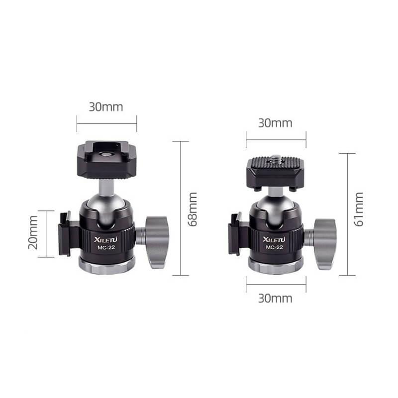 TRIPOD MINI VLOG CHO MÁY ẢNH XILETU MC22 + XT18 - HÀNG CHÍNH HÃNG