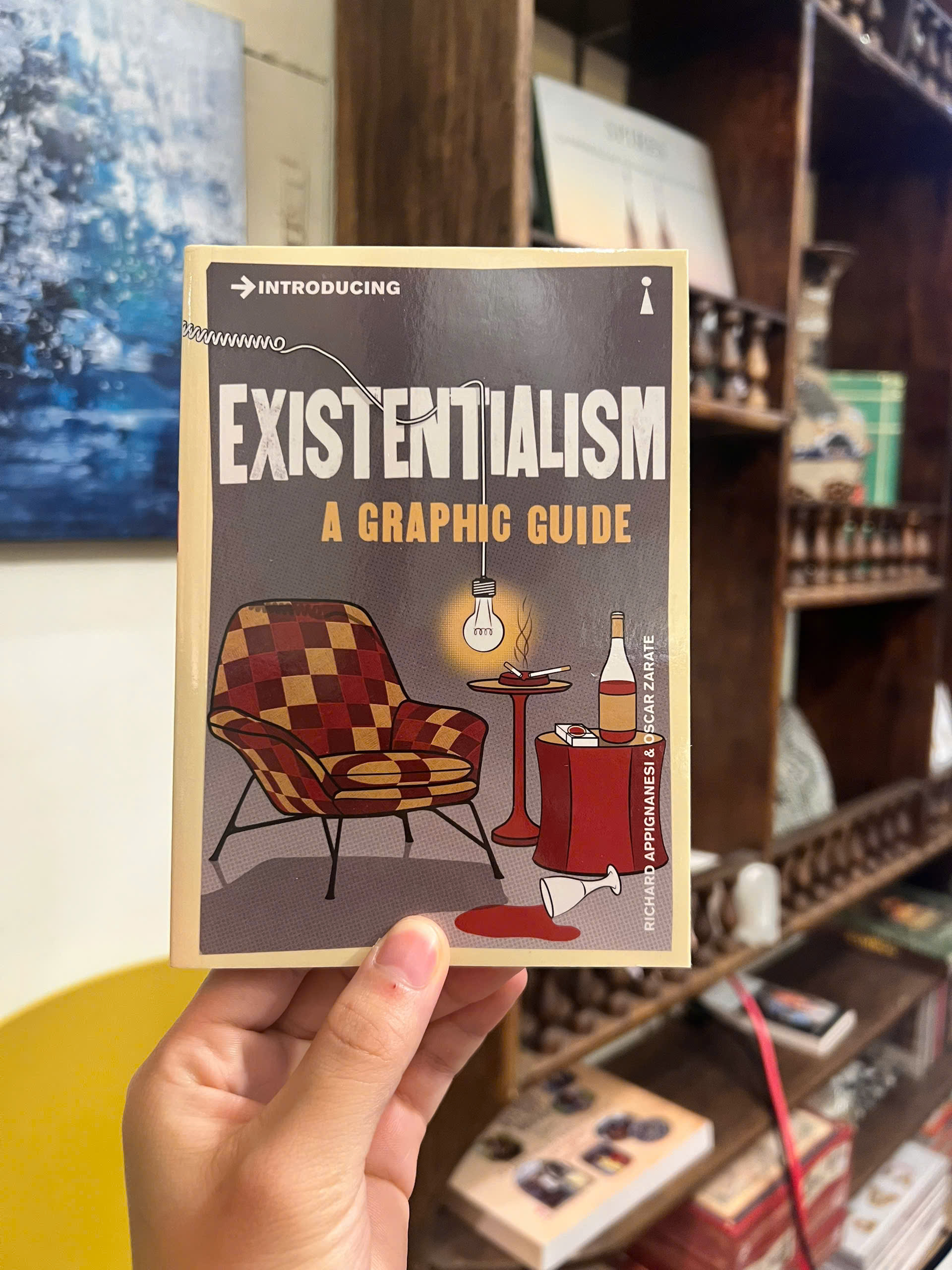Sách - Introducing Existentialism: A Graphic Guide | Philosophy / History / Triết học / Ngoại văn