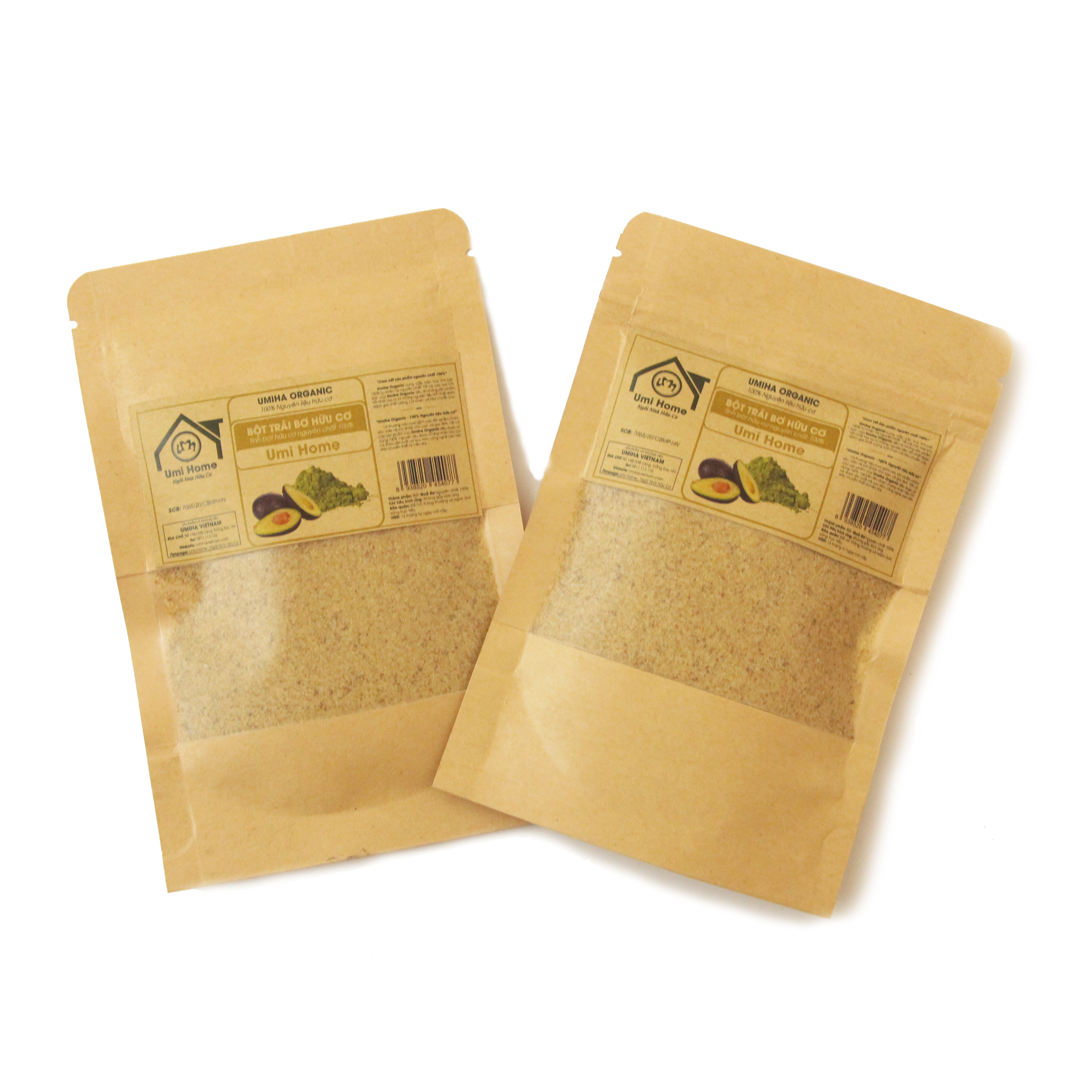 Bột Trái Bơ nguyên chất UMIHOME (35g) dùng đắp mặt nạ dưỡng ẩm da ngăn chặn lão hoá, dưỡng trắng da tự nhiên