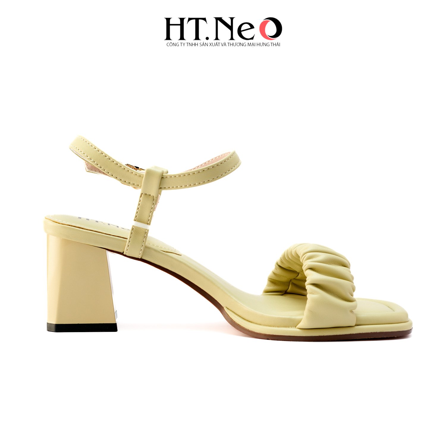 Sandal nữ, Dép nữ cao cấp HT.NeO sdn119-xa quai thời trang da mềm cực xinh, dễ phối đồ, màu xanh sang chảnh