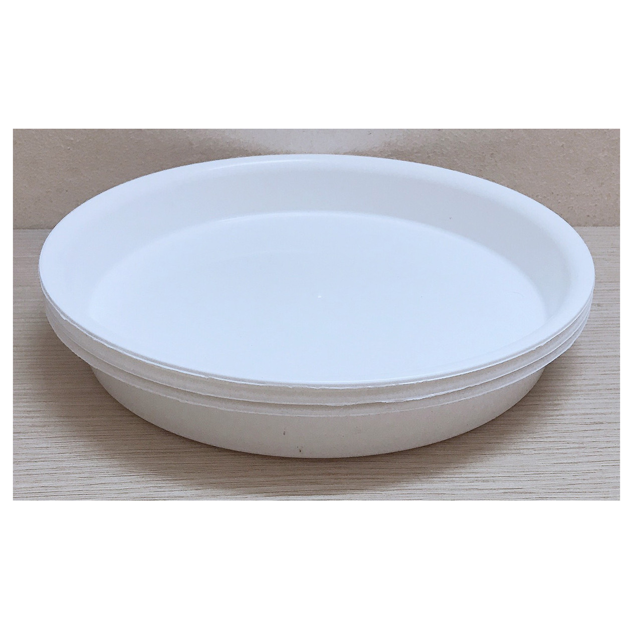 3 Khay Lót Đế Chậu D230 Binh Thuan Plastics - Màu Trắng