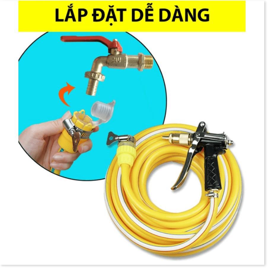 Bộ vòi xịt tăng áp lực nước dây dài 15 mét