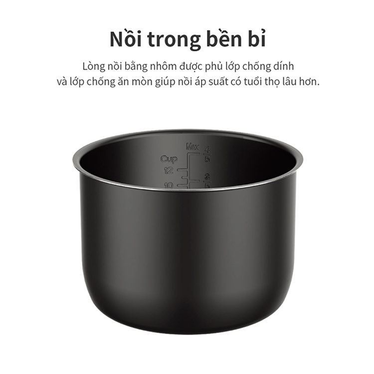 Nồi áp suất điện tử Lock&amp;Lock EJP666SLV 6 Lít - Hàng chính hãng