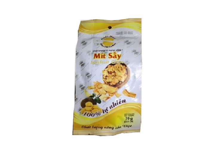 Mít sấy Hodi-Navi gói 70g, mít nguyên miếng, giòn thơm, 100% mít nguyên chất