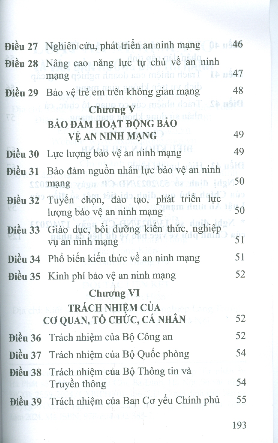 Luật An Ninh Mạng Và Văn Bản Hướng Dẫn Thi Hành 