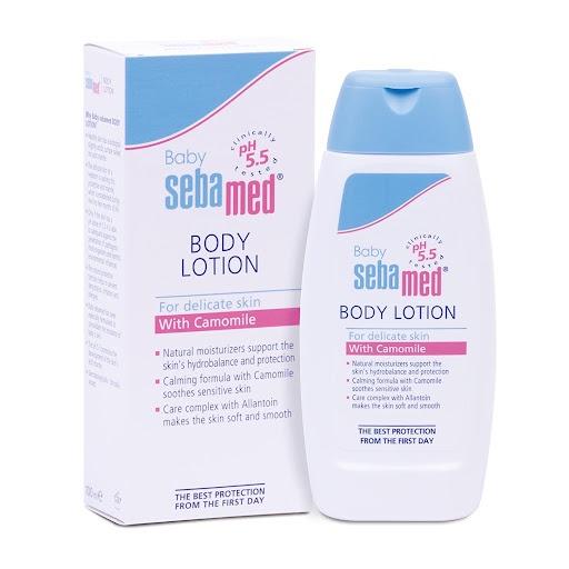 Sữa dưỡng ẩm toàn thân cho bé Sebamed Baby Body Lotion pH5.5 200ml