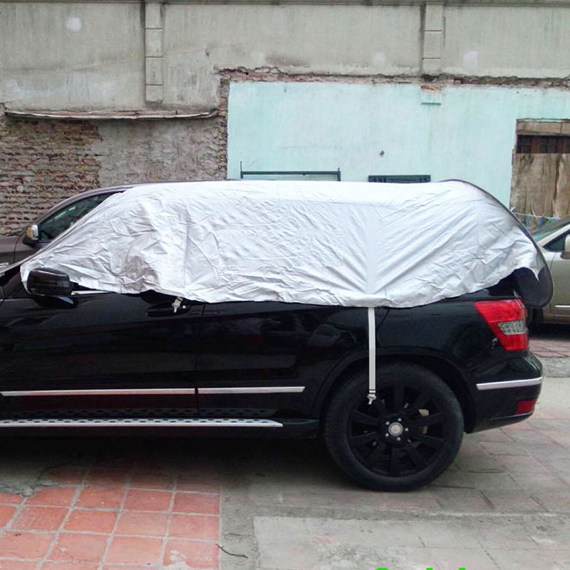 Bạt Che Nắng Nửa Xe Ô Tô 7 Chỗ Mái Bằng Cao Cấp. Bạt Chống Nắng Xe Hơi Mái Bằng Xe Từ Chân Kính Dễ Dàng Tháo Lắp Nhanh