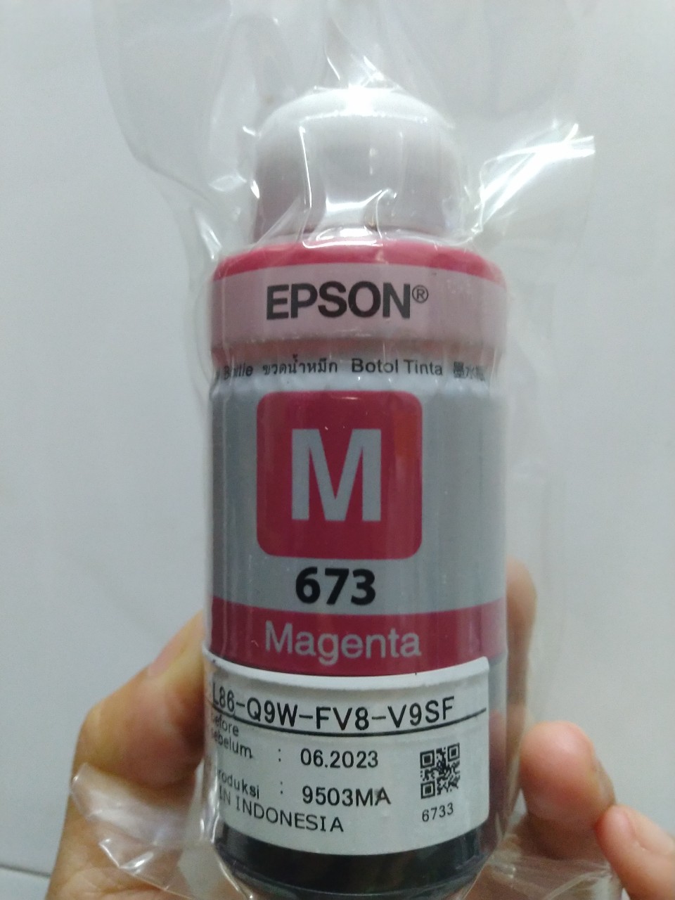 Mực Epson 673 màu đỏ dành cho máy Epson L805 / L850 / L1800 / L810 / L800