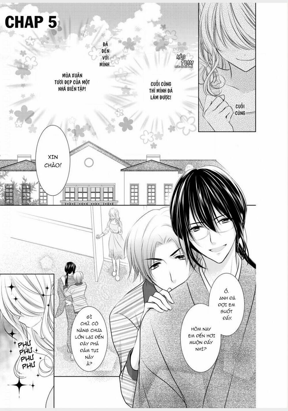 tiểu thuyết gia gợi cảm thì thầm bên tai cô gái nhỏ chapter 5 4