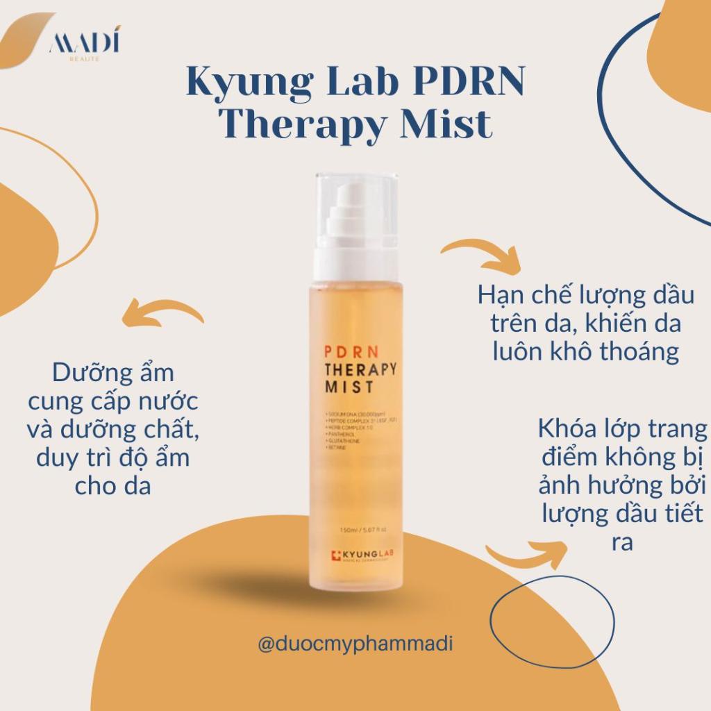 Xịt khoáng dưỡng ẩm Kyung Lab Pdrn Therapy Mist 150ml - cấp ẩm, dưỡng trắng và phục hồi da