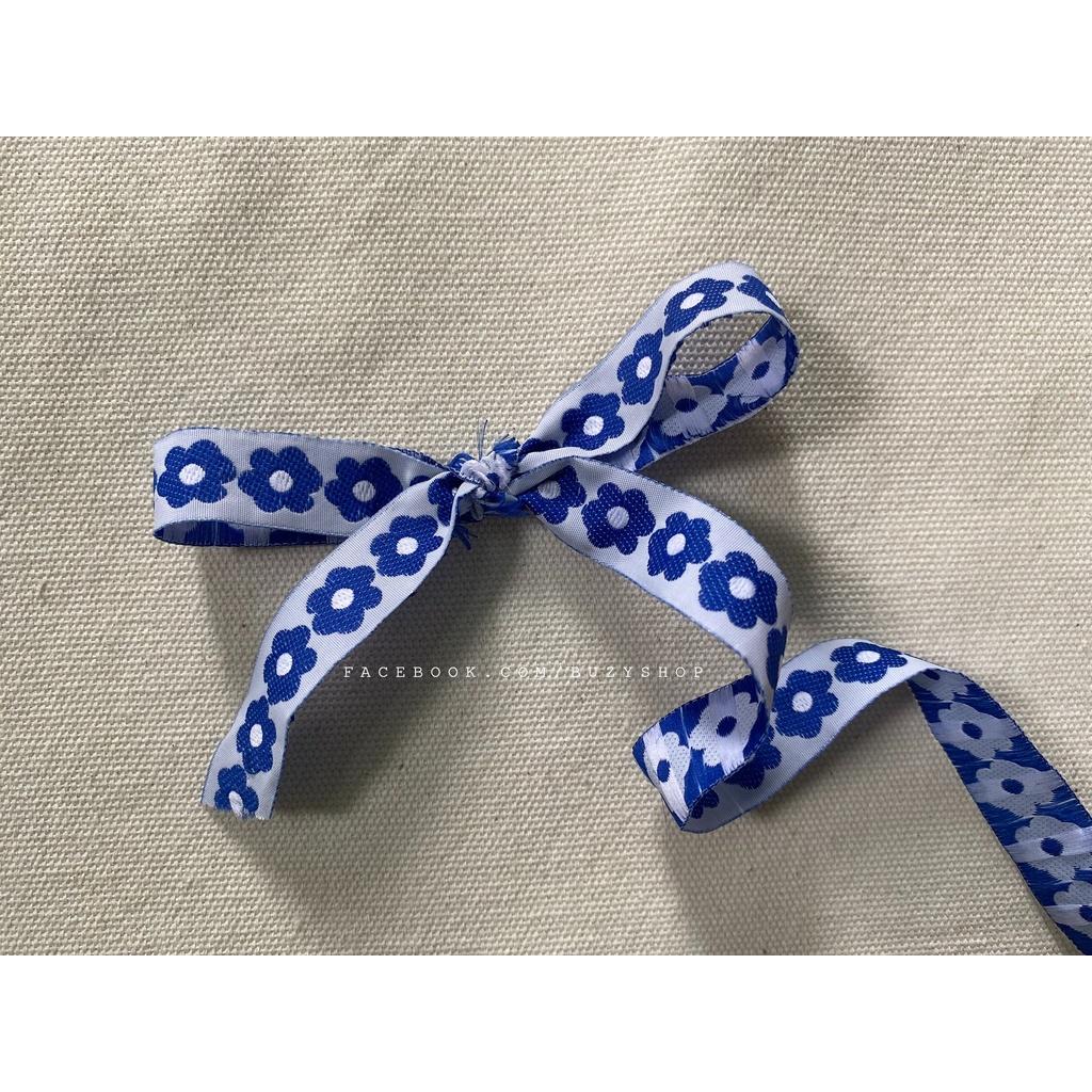 Ruy băng họa tiết bản 16 mm - mẫu 06