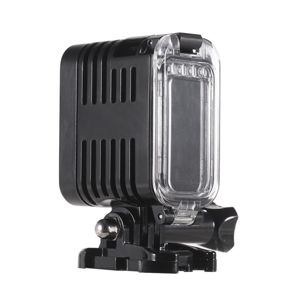Đèn LED chiếu sáng 5500-6000K 300Lux chống thấm nước với sạc Micro USB cho GoPro Hero 7