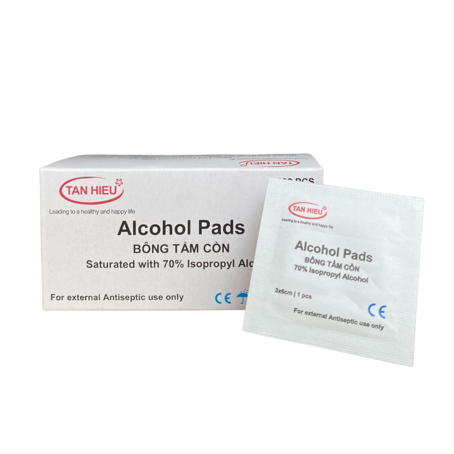 [QUÀ TẶNG ĐỘC QUYỀN] Combo 10 bông tẩm cồn sát trùng Alcohol Pads - Nhỏ gọn, rất tiện khi sử dụng.