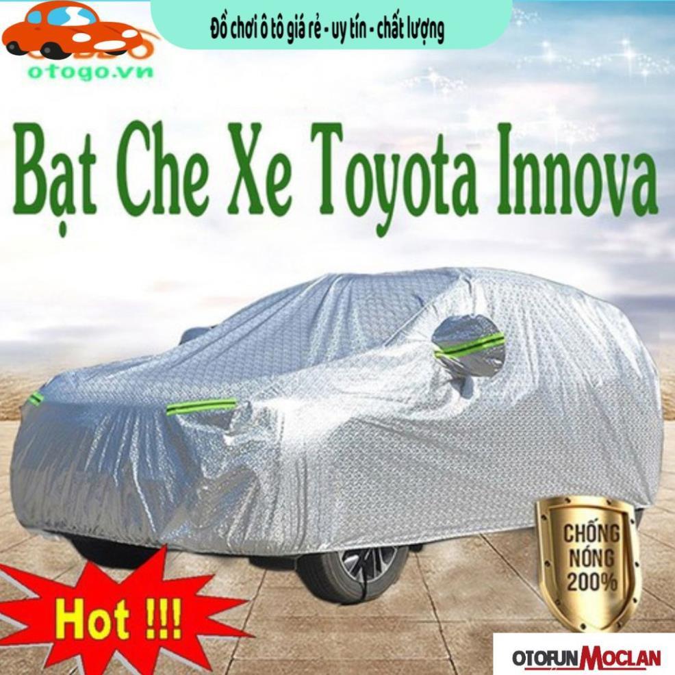 Bạt Che Phủ Xe dành cho Toyota Innova Cao Cấp (bạt 3 lớp Tráng Nhôm, chống xước)