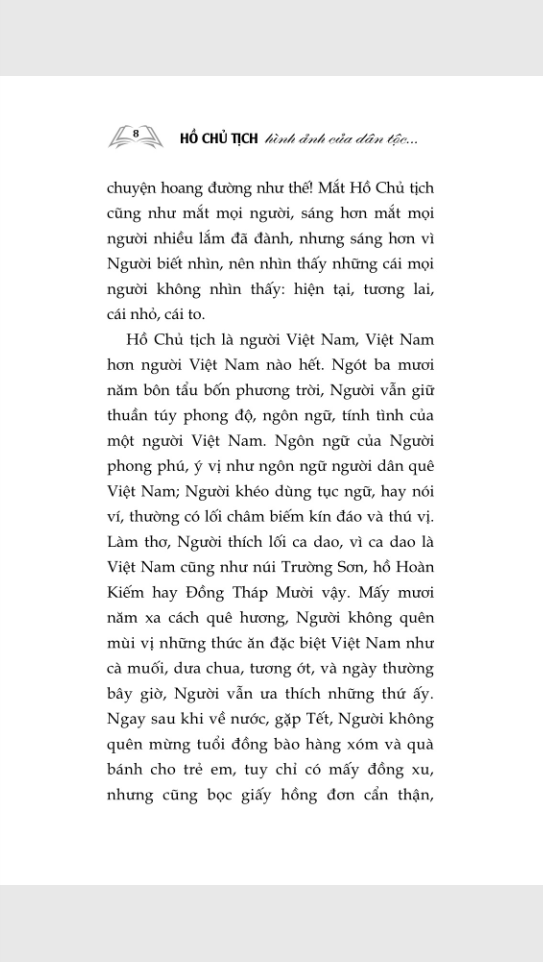 Sách - Hồ Chủ Tịch - Hình Ảnh Của Dân Tộc, Tinh Hoa Của Thời Đại