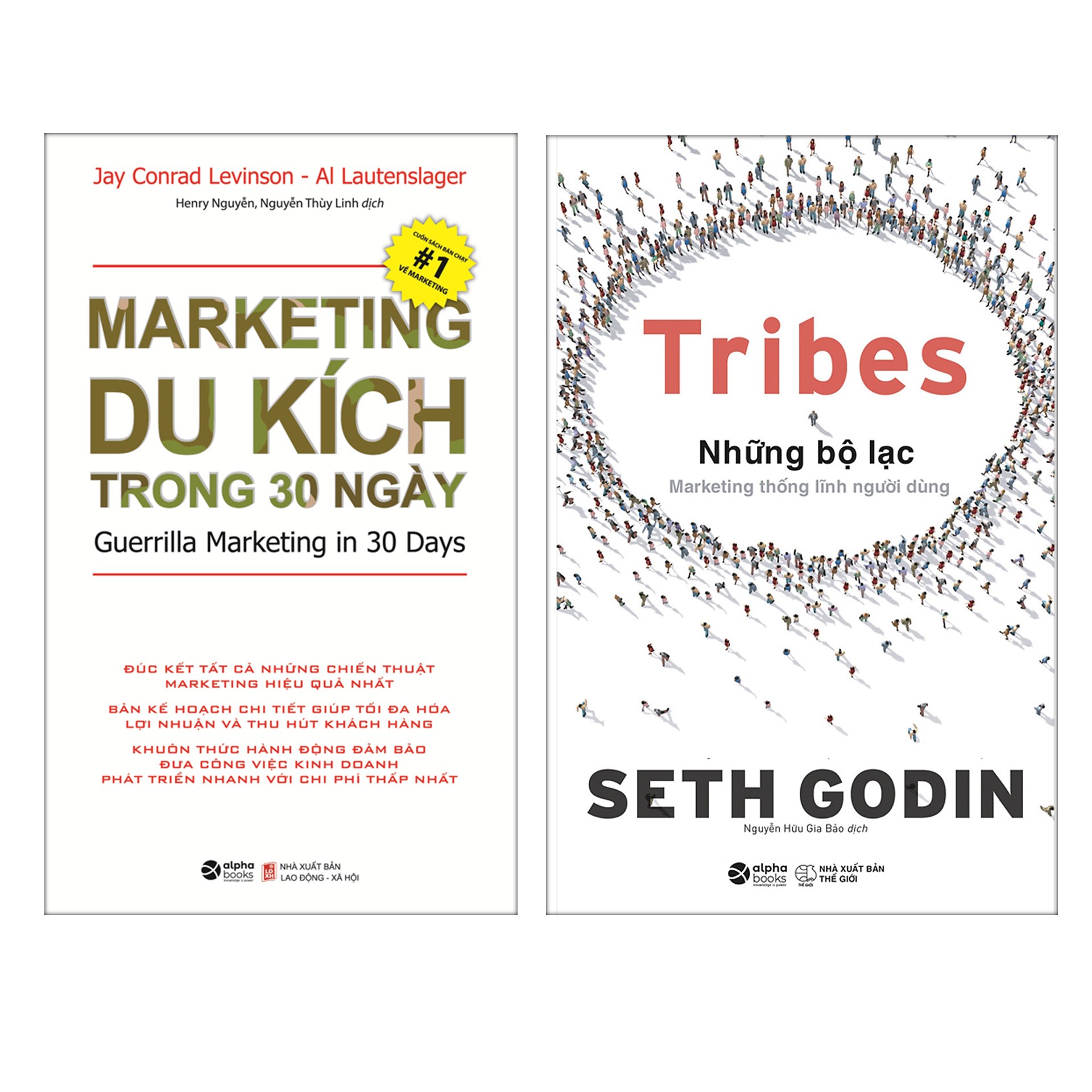 Combo Sách  Marketing Du Kích Trong 30 Ngày Tái Bản 2020  Tribes  Những Bộ Lạc Marketing Thống Lĩnh Người Dùng