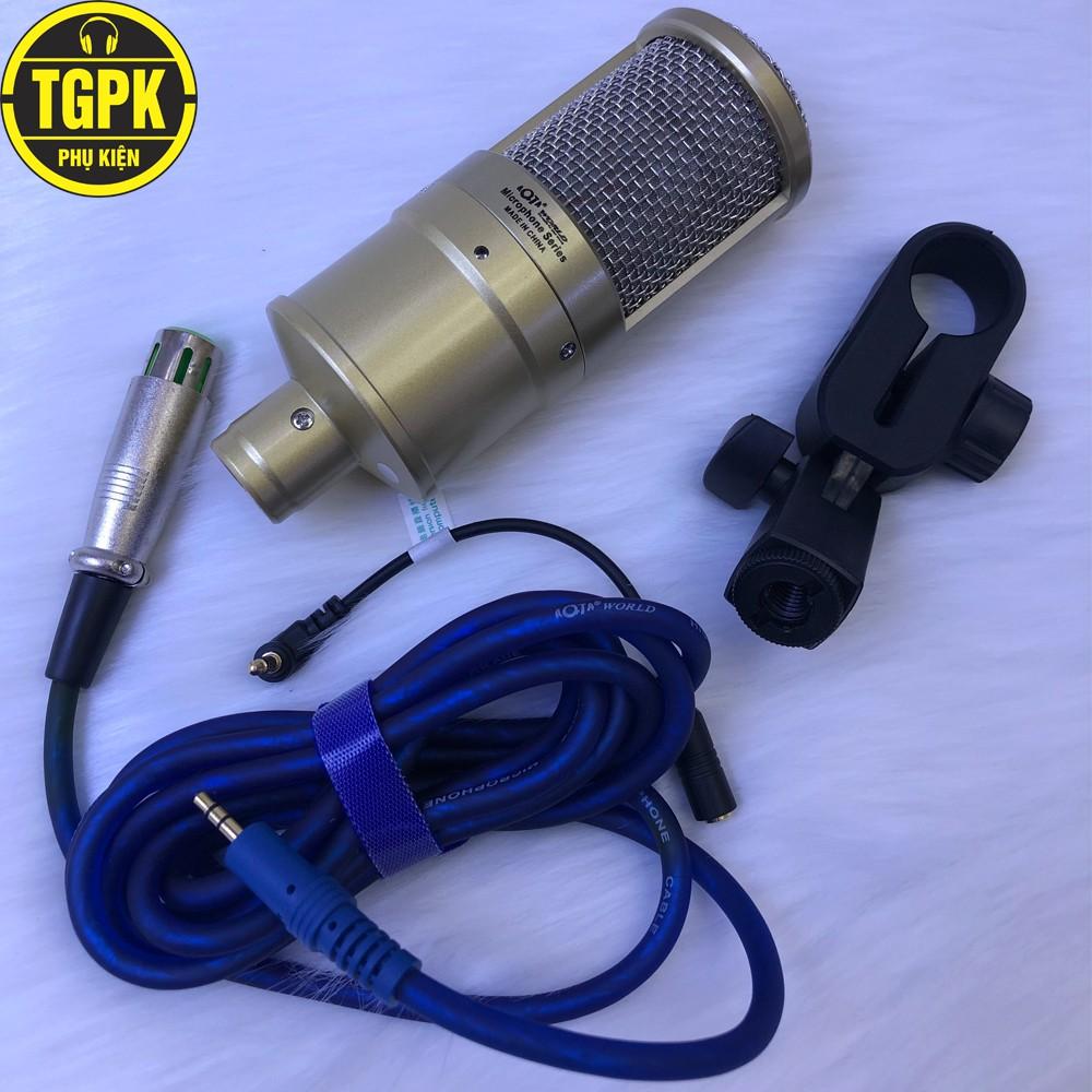 Micro Thu Âm AQTA AQ 220 | Micro Hát Karaoke Livestream Cao Cấp