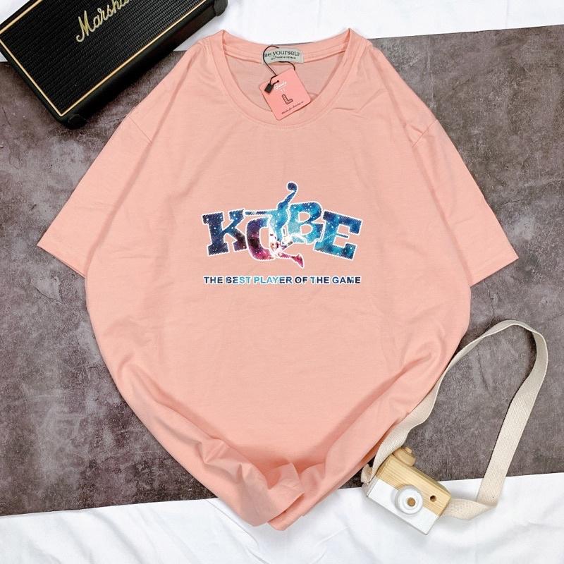Áo Thun Tay Ngắn UNISEX in Decal Bóng Rổ KOBE - Hình chụp thật