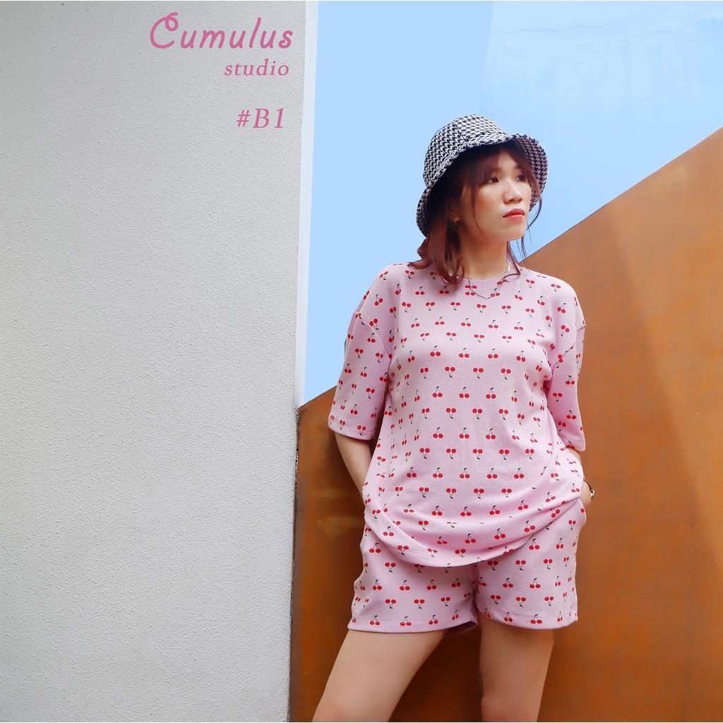 Set bộ thể thao năng động Cumulus chất thun tổ ong cao cấp B01