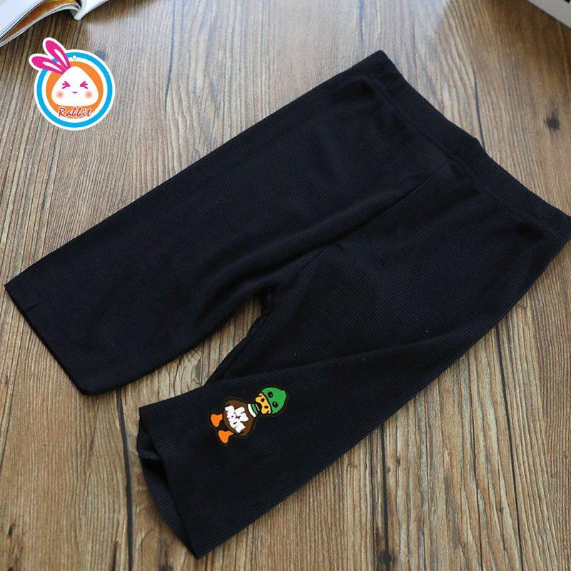 Quần thun đùi leggings cho bé gái đi chơi đi học size 20-40kg chất cotton co giãn chuẩn form