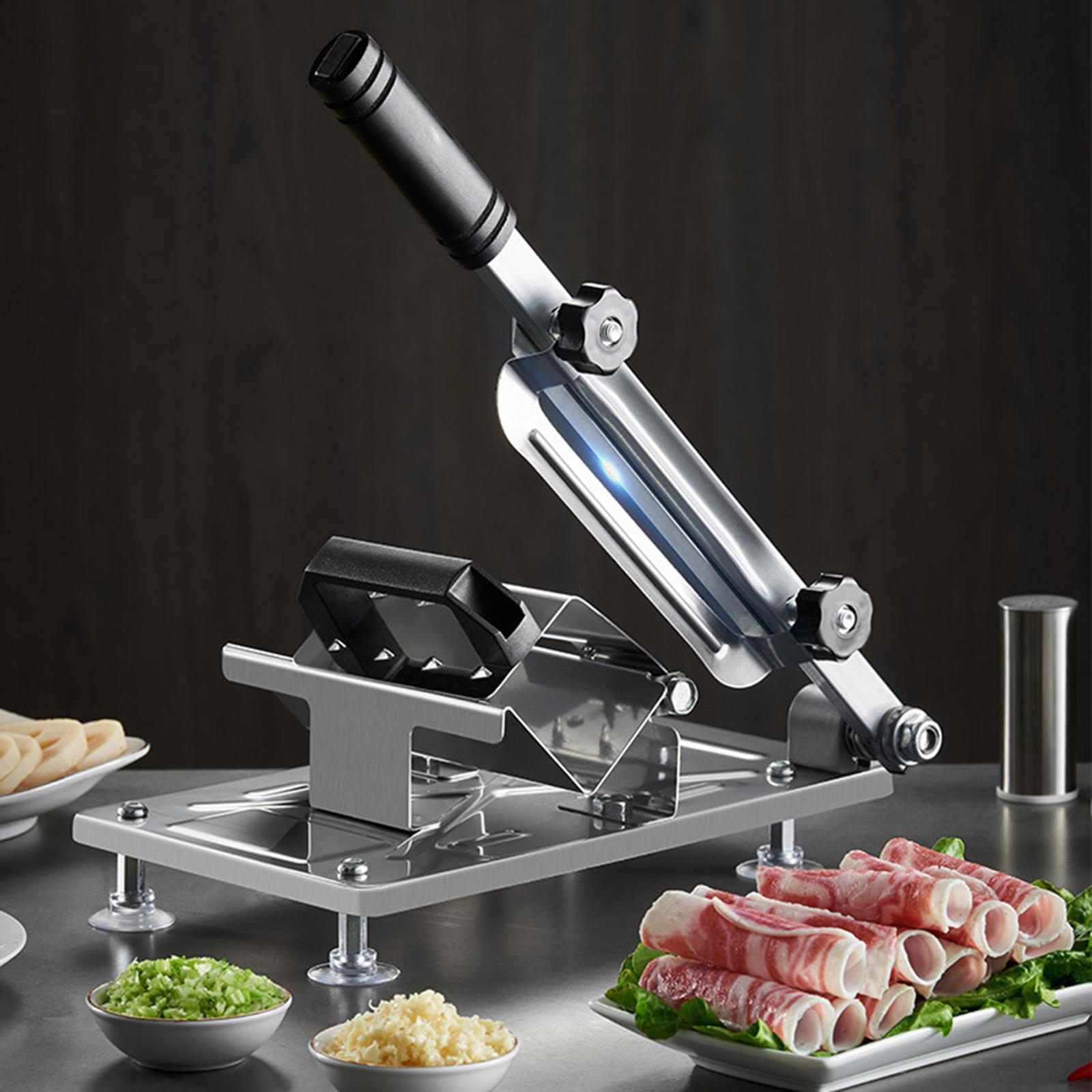 Meat Slicer Machine for Home Adjustable Grater Bacons Slicer for Fruits