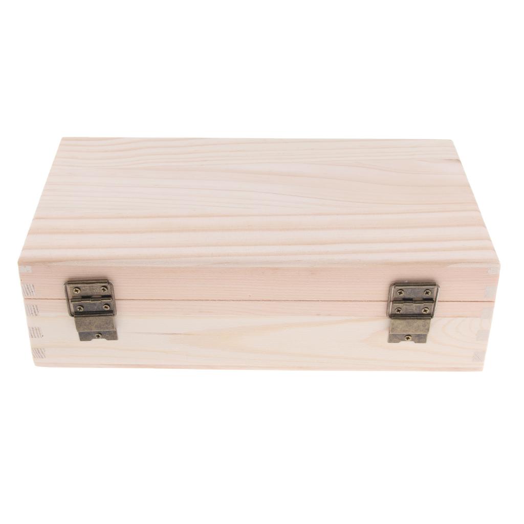 25 Slots Essential Oil Wooden Box Storage Case Organizer Protector Container
