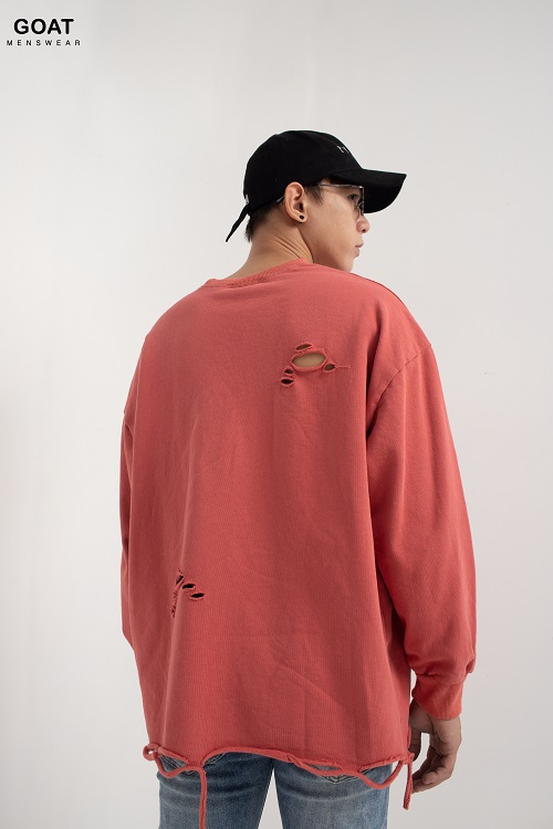 Áo Sweater Tay Dài From Rộng Nam GOAT MENSWEAR