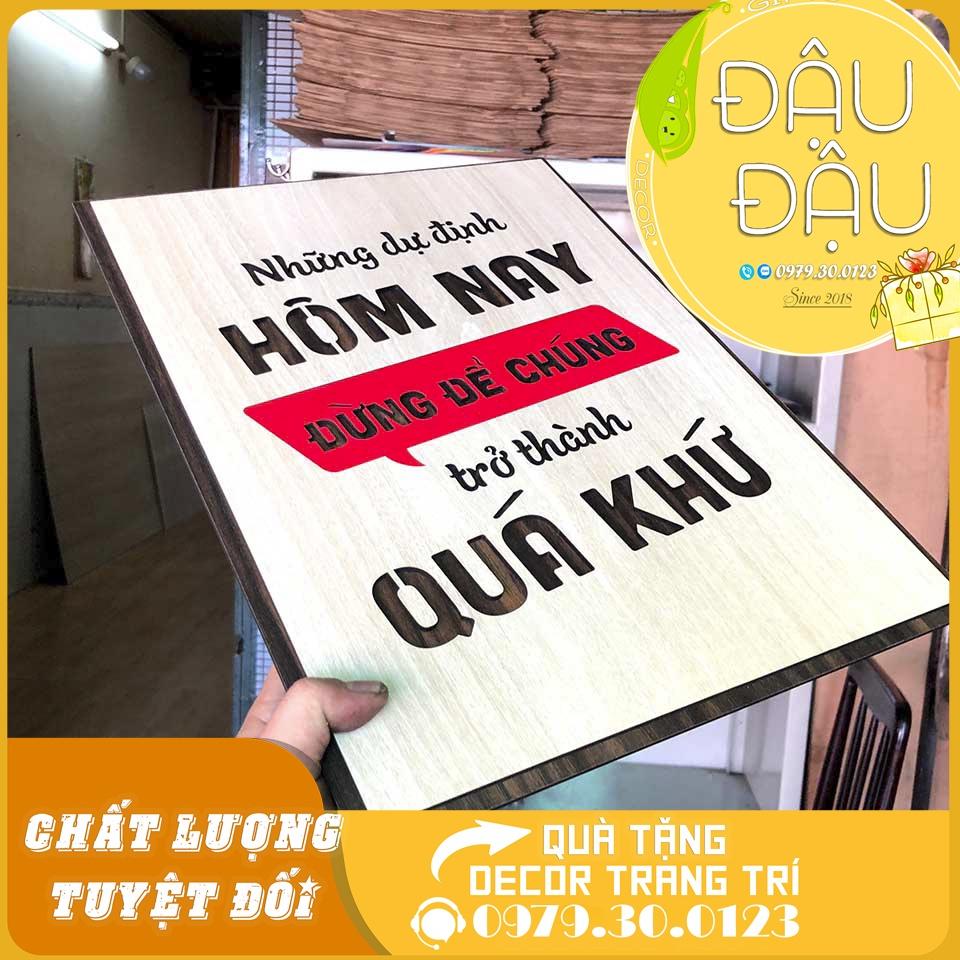 Tranh tạo động lực &quot;Những dự định hôm nay đừng để chúng trở thành quá khứ