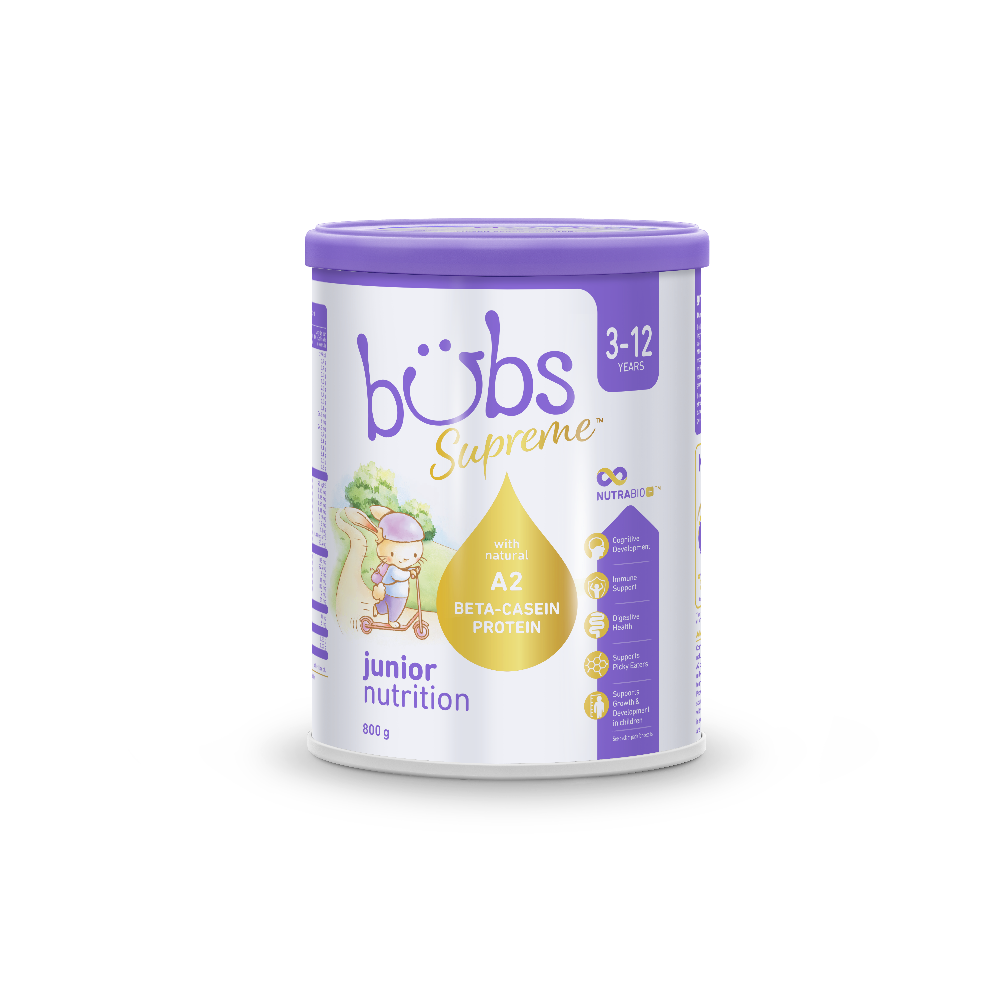 Thực phẩm bổ sung Bubs Supreme Junior Nutrition dành cho bé từ 3 - 12 tuổi [Date 12.2024]