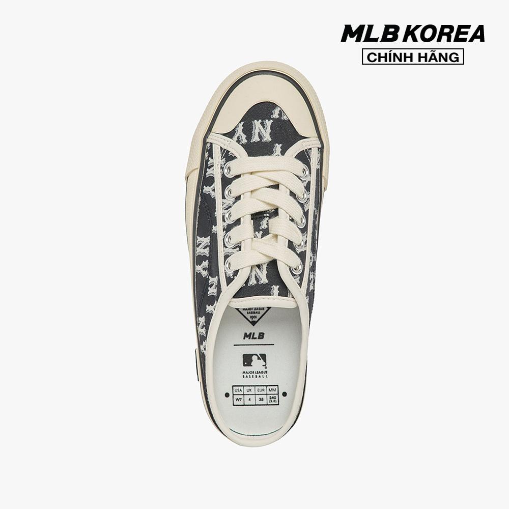 MLB - Giày mules unisex đế bệt thời trang Monogram 3AMUPBM3N