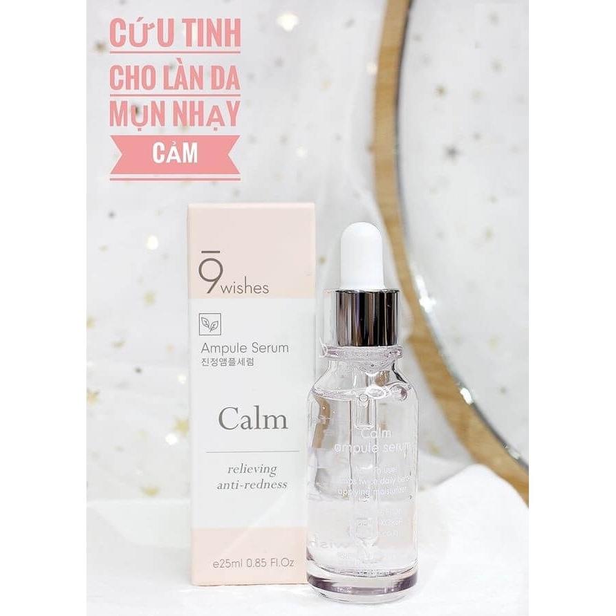 Tinh chất làm dịu da 9 Wishes Calm Ampule Serum Hàn Quốc 25ml