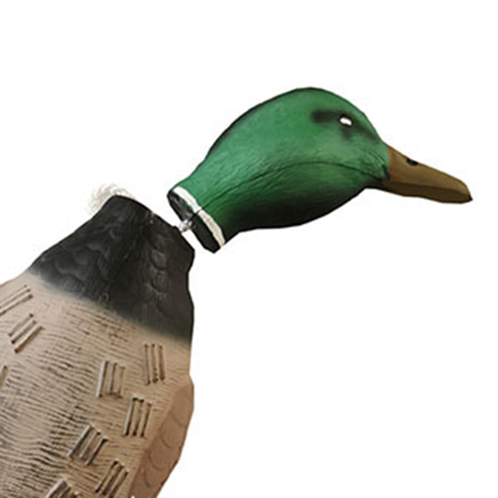 Mallard Duck Decoy Outdoor Scarecrow Hunting Decoy Hiking for Dog Chewing