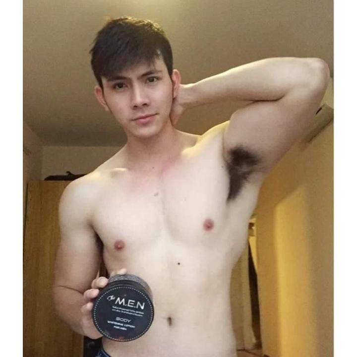 Combo Body Lotion The MEN Thái Lan trắng da toàn thân, mềm mịn da, giảm thâm nám sạm ở vùng nhạy cảm và Serum The MEN Thailand dưỡng trắng da mặt, se khít lỗ chân lông, cấp ẩm cho da, nâng tone