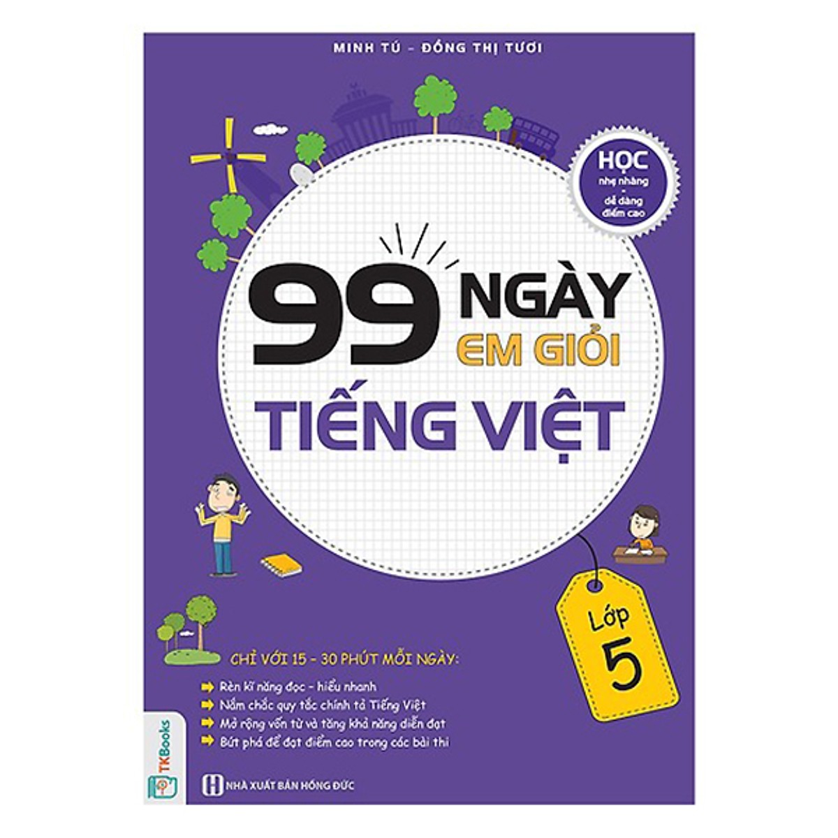 Combo 3 Cuốn 99 Ngày Em Giỏi Toán - Tiếng Việt - Tiếng Anh Lớp 5(Tặng Kèm Bookmark PL)
