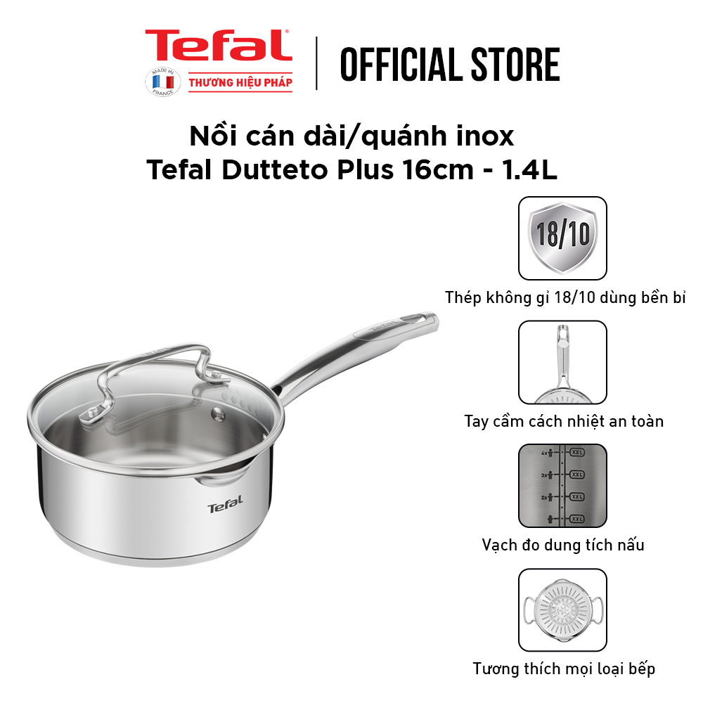 Nồi Inox Tefal Duetto Plus cao cấp - Hàng chính hãng