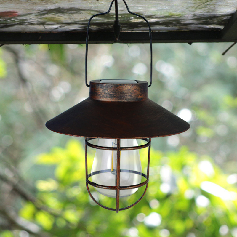 Đèn Năng Lượng Mặt Trời Đèn Ngoài Trời chống thấm nước phong cách retro - K1598