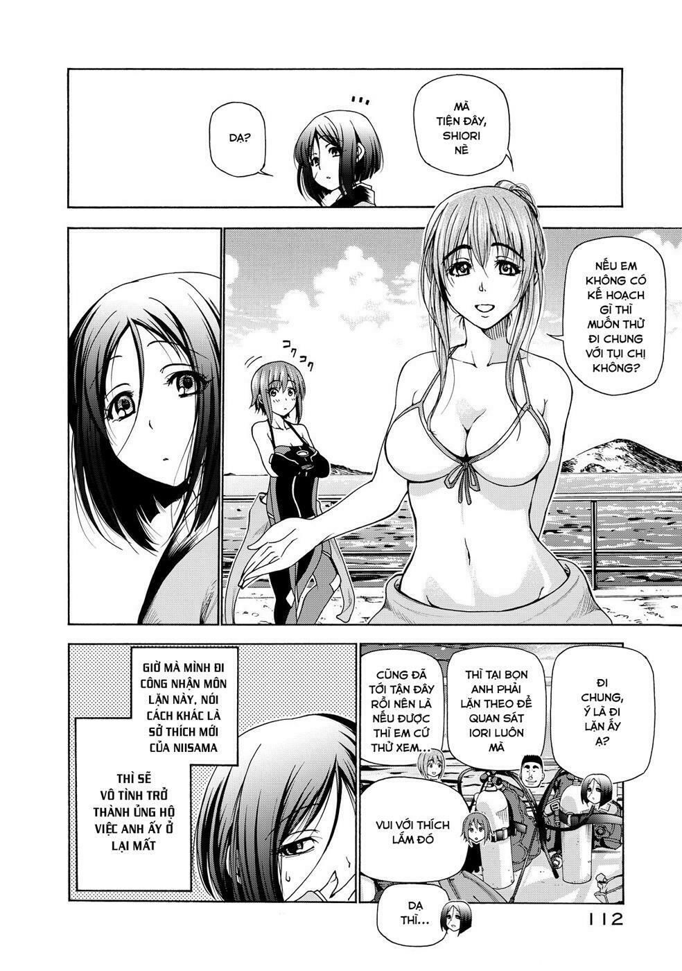 cô gái thích lặn - grand blue chapter 28 22