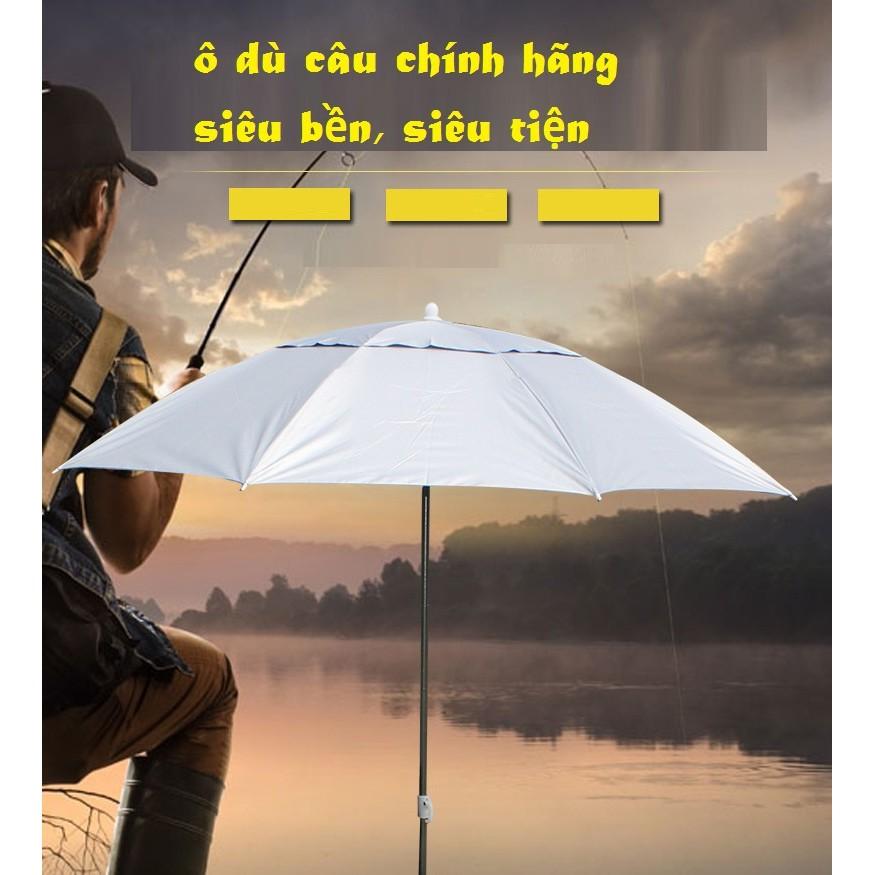 Ô Câu Cá Dù Che Nắng Kích thước chính xác, Màu xanh bạc hoặc giọt nước - Sanami Fishing