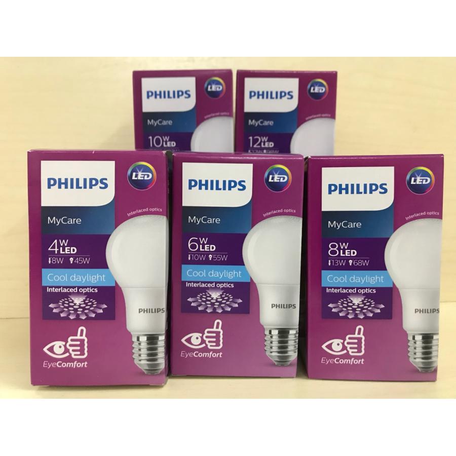 Bóng đèn Philips LED MyCare 4W 6500K E27 A60 - Ánh sáng trắng - Hàng Chính Hãng