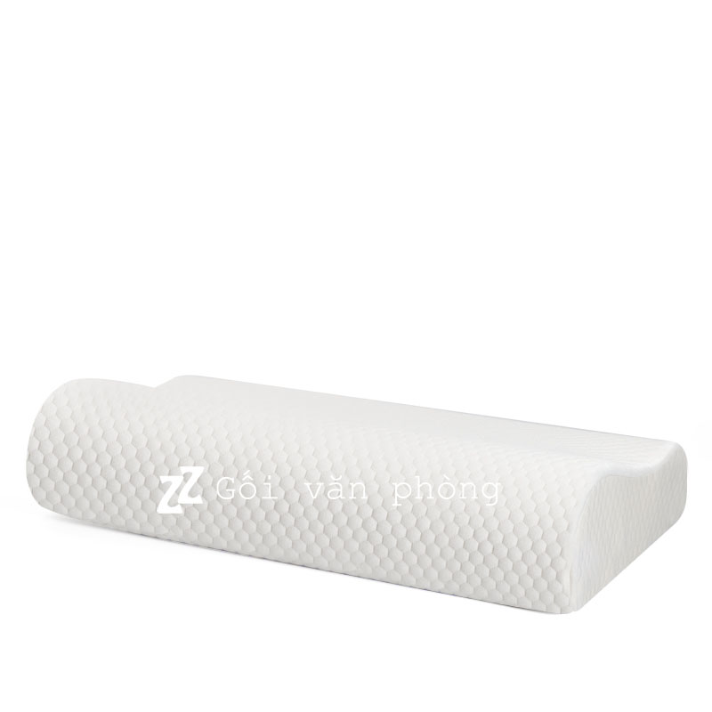 Gối cao su non trắng vỏ sợi tre ZURI PILLOW GDH-06
