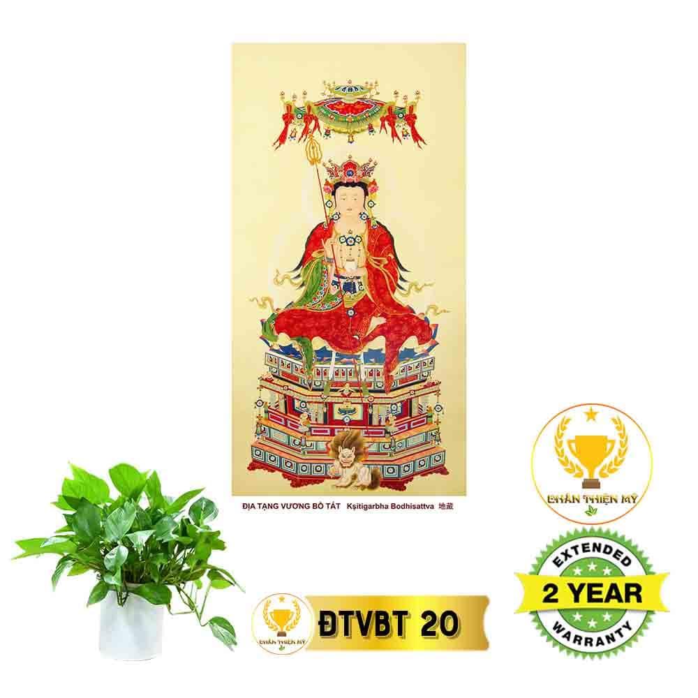 Tranh Địa Tạng Vương có khung_ĐTVK3