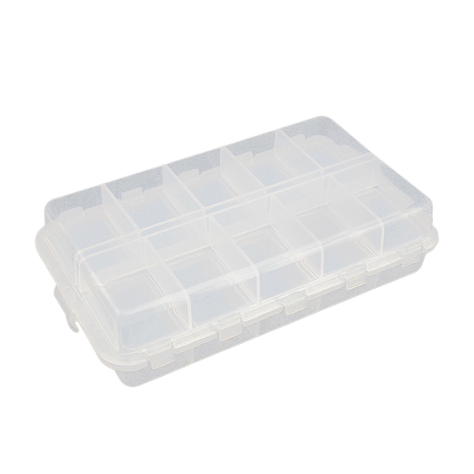 Fishing Tackle Box Double Sided Small 20 Compartments Tackle Organizer Boxes