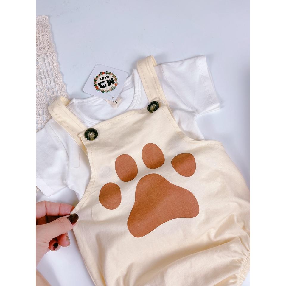 Bodysuit cho bé sơ sinh mẫu hoạt hình đáng yêu size 3-12kg chất thun cotton 4 chiều mềm mịn thoáng mát