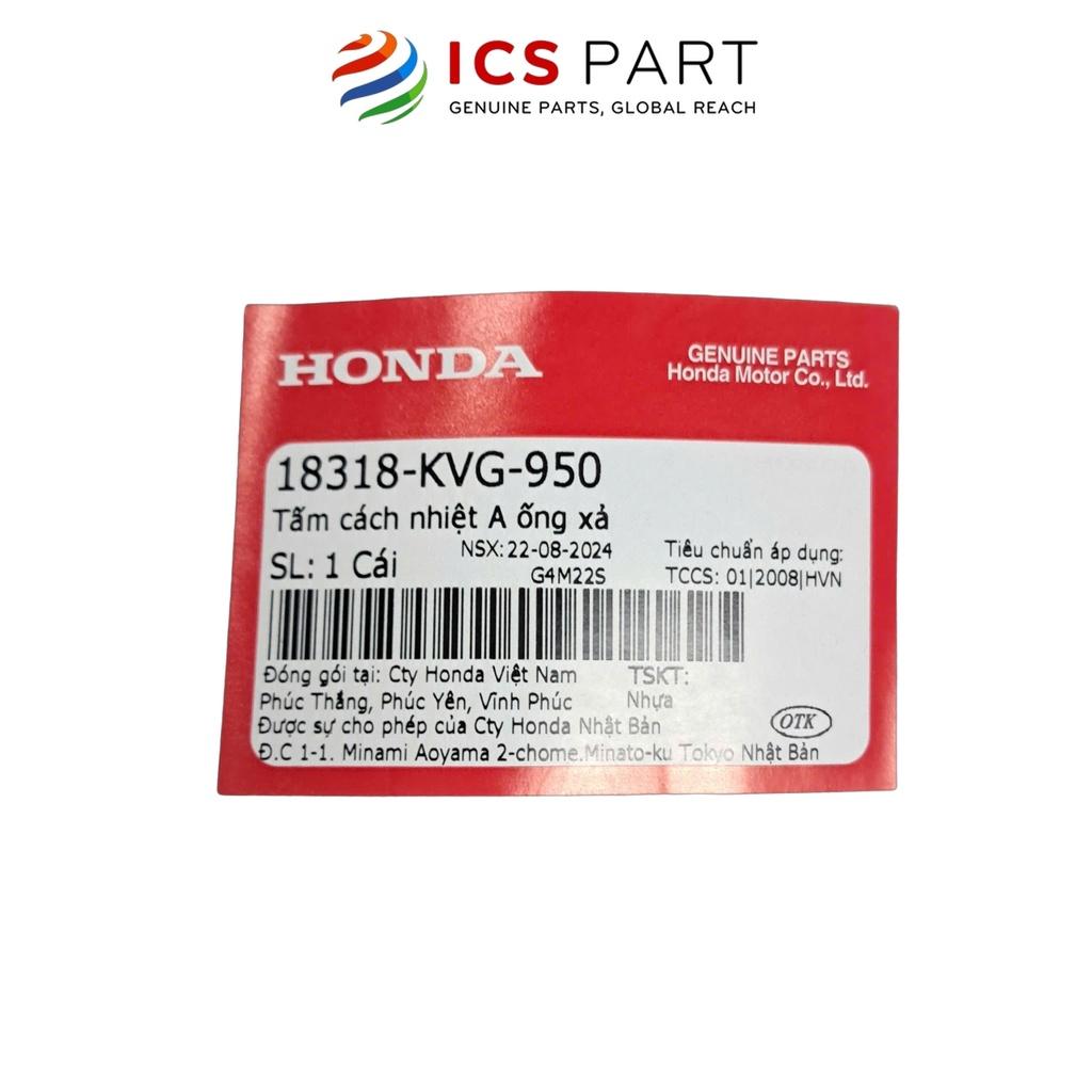 Ốp Pô (Chắn Nhiệt Ống Xả) HONDA Air Blade Chế Cơ, Air Blade Fi (18318KVG950)