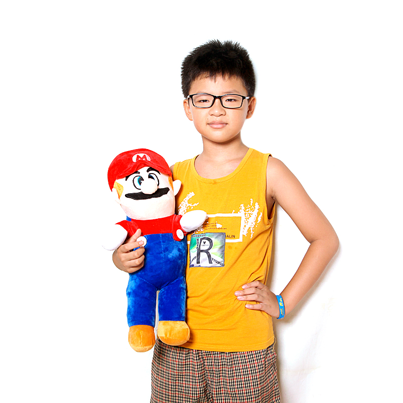 Gấu bông hoạt hình Mario đứng ngộ nghĩnh size 50cm